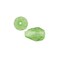 Czech Fire Polished Glass Teardrop Shaped Beads 10x7mm Peridot (Package of 10)